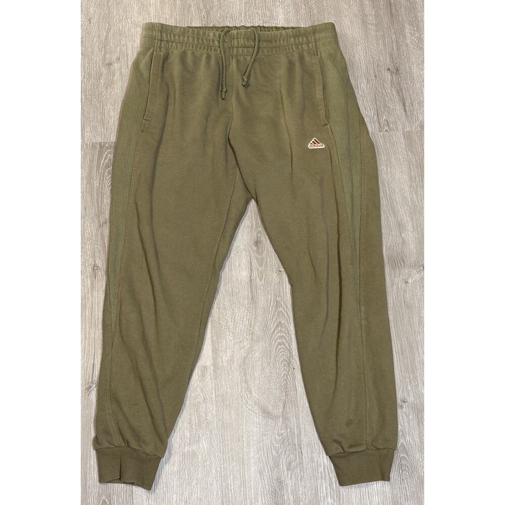 Adidas Men's Training Joggers Sweatpants Olive Green‎ Sz Medium Running Lounge